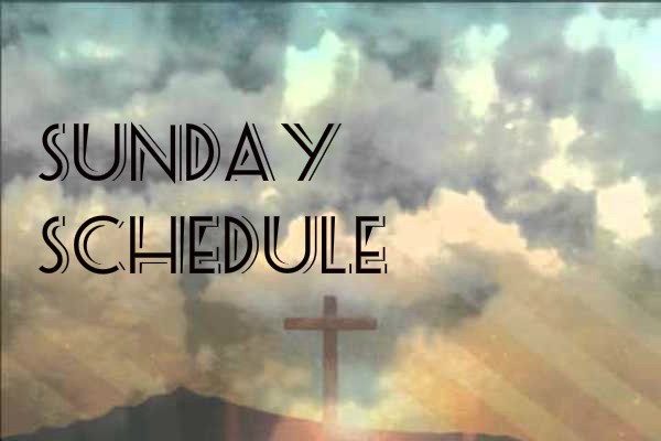 Sunday Schedule